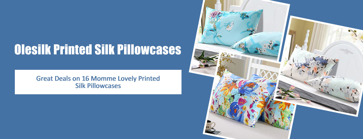 Printed Silk Pillowcase