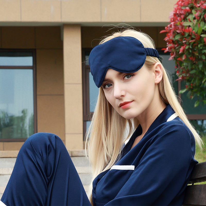 Olesilk Sleep Mask Silk Eye Mask & Blindfold 100 Mulberry Silk Filling