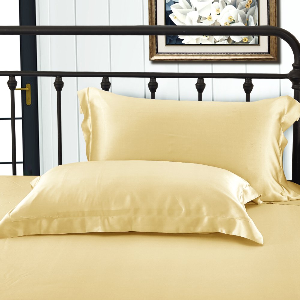 Olesilk 19 Momme 4 Pieces Silk Sheet Set Mulberry Silk Bedding Set OLESILK