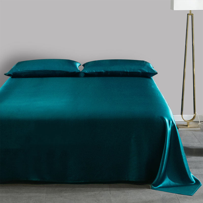 Olesilk 19 Momme Luxury Silk Flat Sheet