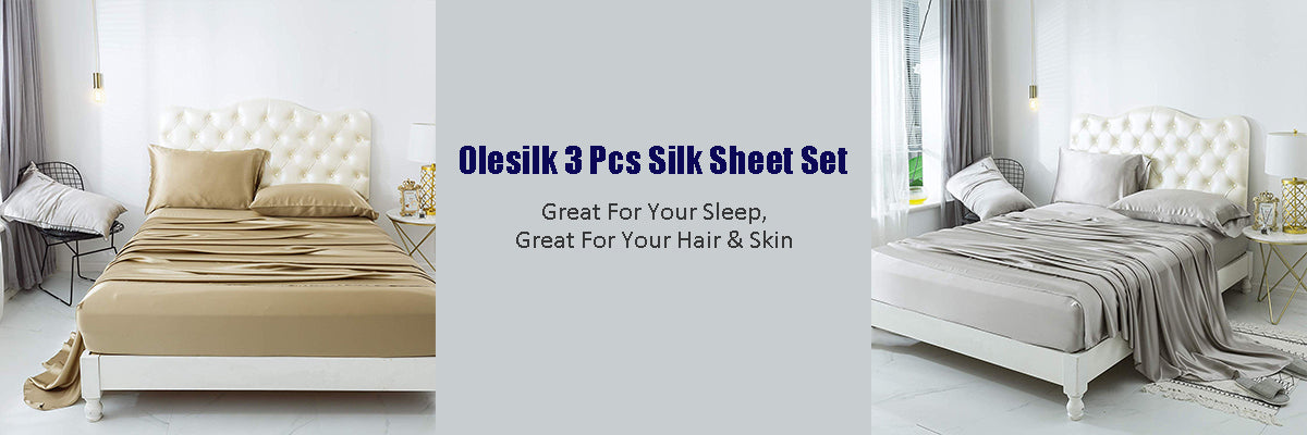 Three-pieces Silk Bedding Set
