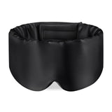 Olesilk 100% Mulberry Silk Sleep Mask Black Color Large Size
