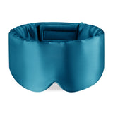 Olesilk 100% Mulberry Silk Sleep Mask Peacock Blue Large Size
