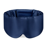 Olesilk 100% Mulberry Silk Sleep Mask Navy Blue Large Size Silk Eye Mask