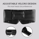 Olesilk 100% Mulberry Silk Sleep Mask Black Color Large Size