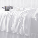 Olesilk 19 Momme 5 Pieces Silk 100% Pure Mulberry Silk Bedding Sets ( 1 Duvet Cover + 1 Flat Sheet + 1 Fitted Sheet + 2 Zipper Pillowcases )