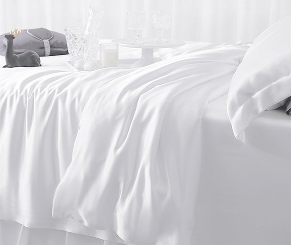 Olesilk 19 Momme 100% Mulberry Silk Duvet Cover Comforter Cover