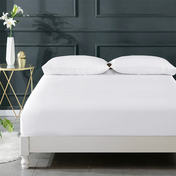 Olesilk 19 Momme 3 Pieces Silk Sheet Set  (1 Silk Flat Sheet + 1 Silk Fitted Sheet + 1 Silk Zipper Pillowcase)