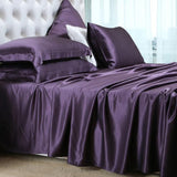 Olesilk 19 Momme 3 Piece Silk Sheet Set  (1 Flat Sheet + 1 Fitted Sheet + 1 Oxford Pillowcase)