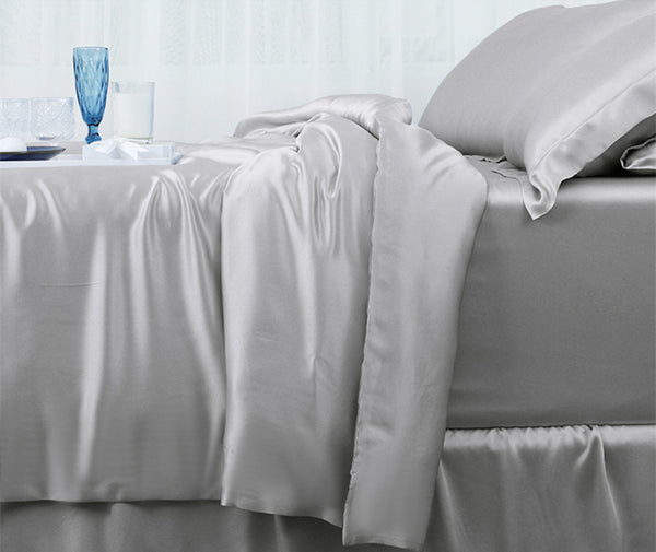 Olesilk 19 Momme 100% Mulberry Silk Duvet Cover Comforter Cover