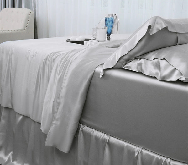 Olesilk 19 Momme 100% Mulberry Silk Duvet Cover Comforter Cover