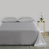 Olesilk 19 Momme 5 Pieces Silk 100% Pure Mulberry Silk Bedding Sets ( 1 Duvet Cover + 1 Flat Sheet + 1 Fitted Sheet + 2 Zipper Pillowcases )