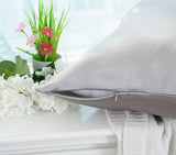 Olesilk 19 Momme 3 Pieces Silk Sheet Set  (1 Silk Flat Sheet + 1 Silk Fitted Sheet + 1 Silk Zipper Pillowcase)