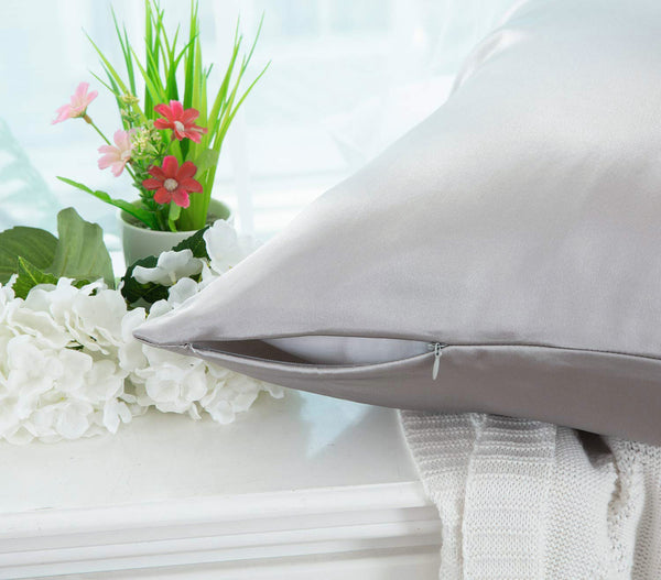 Olesilk 19 Momme 3 Pieces Silk Sheet Set  (1 Silk Flat Sheet + 1 Silk Fitted Sheet + 1 Silk Zipper Pillowcase)