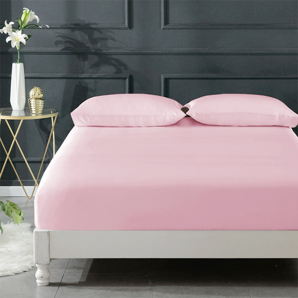 Olesilk 19 Momme 3 Pieces Silk Sheet Set  (1 Silk Flat Sheet + 1 Silk Fitted Sheet + 1 Silk Zipper Pillowcase)