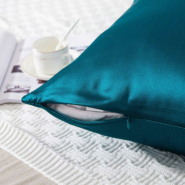 Olesilk 19 Momme 3 Pieces Silk Sheet Set  (1 Silk Flat Sheet + 1 Silk Fitted Sheet + 1 Silk Zipper Pillowcase)