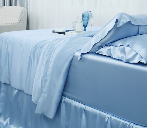Olesilk 19 Momme 100% Mulberry Silk Duvet Cover Comforter Cover