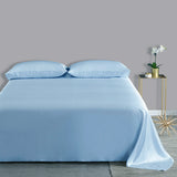 Olesilk 19 Momme 5 Pieces Silk 100% Pure Mulberry Silk Bedding Sets ( 1 Duvet Cover + 1 Flat Sheet + 1 Fitted Sheet + 2 Zipper Pillowcases )