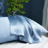 Olesilk 19 Momme 5 Pieces Silk 100% Pure Mulberry Silk Bedding Sets ( 1 Duvet Cover + 1 Flat Sheet + 1 Fitted Sheet + 2 Zipper Pillowcases )
