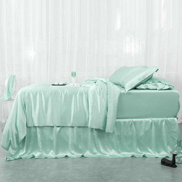 Olesilk 19 Momme 100% Mulberry Silk Duvet Cover Comforter Cover