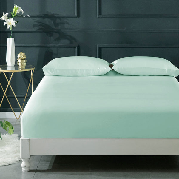 Olesilk 19 Momme 3 Pieces Silk Sheet Set  (1 Silk Flat Sheet + 1 Silk Fitted Sheet + 1 Silk Zipper Pillowcase)