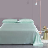 Olesilk 19 Momme 5 Pieces Silk 100% Pure Mulberry Silk Bedding Sets ( 1 Duvet Cover + 1 Flat Sheet + 1 Fitted Sheet + 2 Zipper Pillowcases )