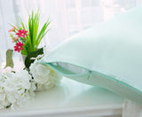 Olesilk 19 Momme 3 Pieces Silk Sheet Set  (1 Silk Flat Sheet + 1 Silk Fitted Sheet + 1 Silk Zipper Pillowcase)