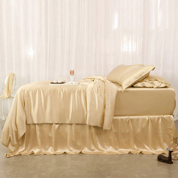 Olesilk 19 Momme 100% Mulberry Silk Duvet Cover Comforter Cover
