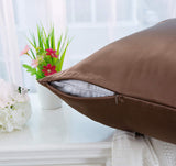 Olesilk 19 Momme 3 Pieces Silk Sheet Set  (1 Silk Flat Sheet + 1 Silk Fitted Sheet + 1 Silk Zipper Pillowcase)