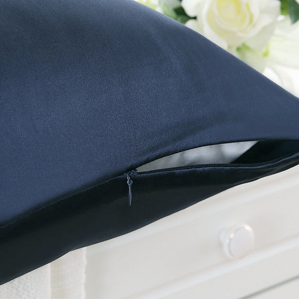 Olesilk 19 Momme 3 Pieces Silk Sheet Set  (1 Silk Flat Sheet + 1 Silk Fitted Sheet + 1 Silk Zipper Pillowcase)
