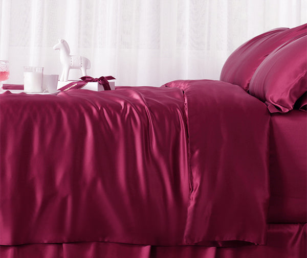 Olesilk 19 Momme 100% Mulberry Silk Duvet Cover Comforter Cover