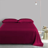 Olesilk 19 Momme 3 Pieces Silk Sheet Set  (1 Silk Flat Sheet + 1 Silk Fitted Sheet + 1 Silk Zipper Pillowcase)