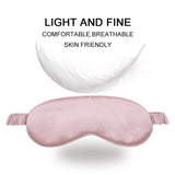 Olesilk 100% Mulberry Silk Sleep Mask Blindfold with Elastic Strap and Silk Filling