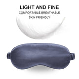 Olesilk 100% Mulberry Silk Sleep Mask Blindfold with Elastic Strap and Silk Filling
