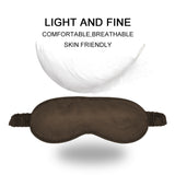 Olesilk 100% Mulberry Silk Sleep Mask Blindfold with Elastic Strap and Silk Filling