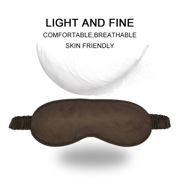 Olesilk 100% Mulberry Silk Sleep Mask Blindfold with Elastic Strap and Silk Filling