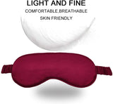 Olesilk 100% Mulberry Silk Sleep Mask Blindfold with Elastic Strap and Silk Filling