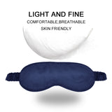 Olesilk 100% Mulberry Silk Sleep Mask Blindfold with Elastic Strap and Silk Filling
