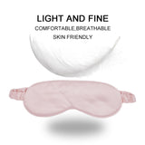 Olesilk 100% Mulberry Silk Sleep Mask Blindfold with Elastic Strap and Silk Filling