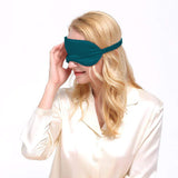 Olesilk 100% Mulberry Silk Sleep Mask Blindfold with Elastic Strap and Silk Filling