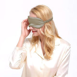 Olesilk 100% Mulberry Silk Sleep Mask Blindfold with Elastic Strap and Silk Filling