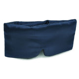 Olesilk 100% Mulberry Silk Sleep Mask Navy Blue Large Size Silk Eye Mask