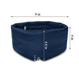 Olesilk 100% Mulberry Silk Sleep Mask Navy Blue Large Size Silk Eye Mask