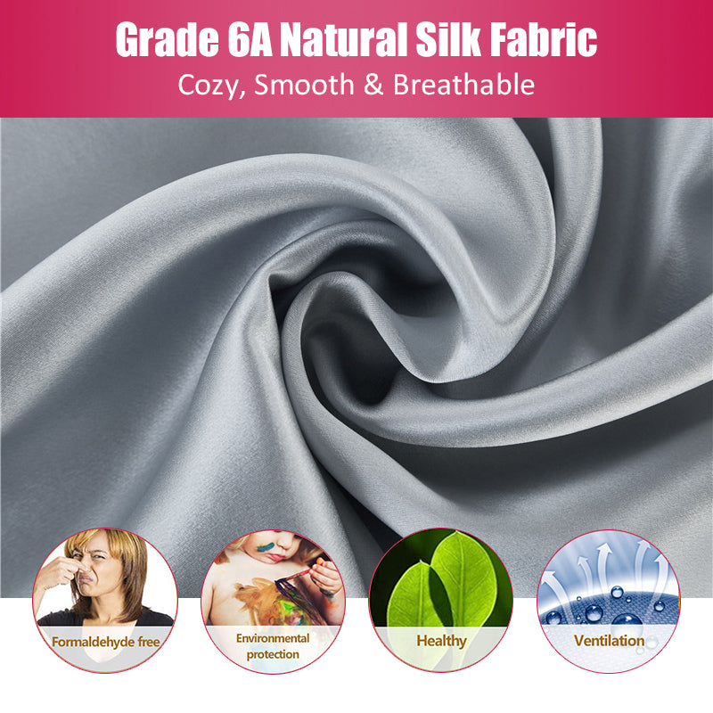 Olesilk 22 Momme Silk Pillowcase Zipper Closure OLESILK