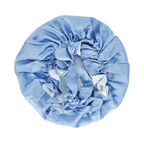 Olesilk 19 Momme Light Blue Mulberry Silk Sleep Cap Hair Beauty Orgainc Silk Bonnet