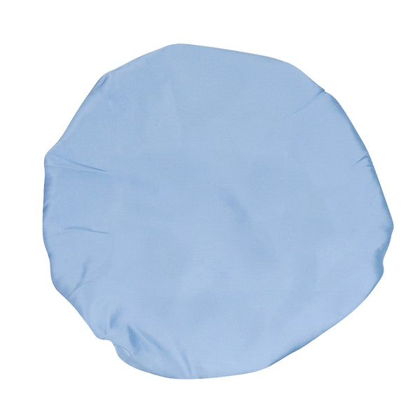 Olesilk 19 Momme Light Blue Mulberry Silk Sleep Cap Hair Beauty Orgainc Silk Bonnet