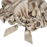 Olesilk 19 Momme Light Coffee Mulberry Silk Sleep Cap Hair Beauty Orgainc Silk Bonnet