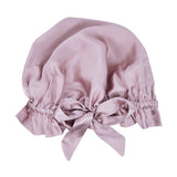 Olesilk 19 Momme Light Plum Mulberry Silk Sleep Cap Hair Beauty Orgainc Silk Bonnet