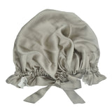 Olesilk 19 Momme Silver Grey Mulberry Silk Sleep Cap Hair Beauty Orgainc Silk Bonnet