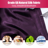 Olesilk Luxury 22 Momme Oxford Silk Pillowcase With Envelope Closure